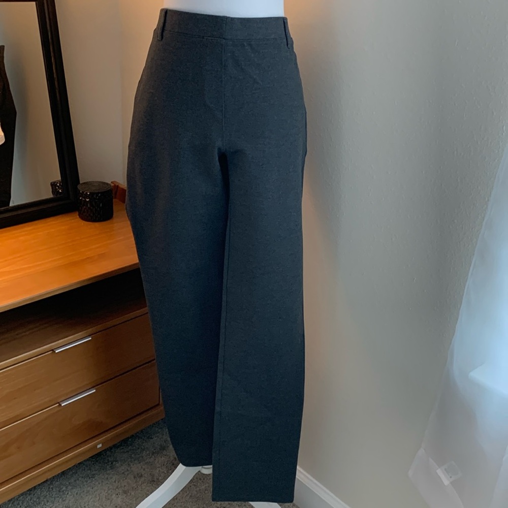 Quince Charcoal Straight Leg Pants